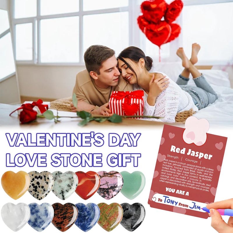 Valentines Day Gifts for Kids, 24 Pack Valentine's Day Cards with Heart-shaped Gem for School Classroom Class Gifts Valentine's Exchange Party Favor Bag Stuffers - Image 2